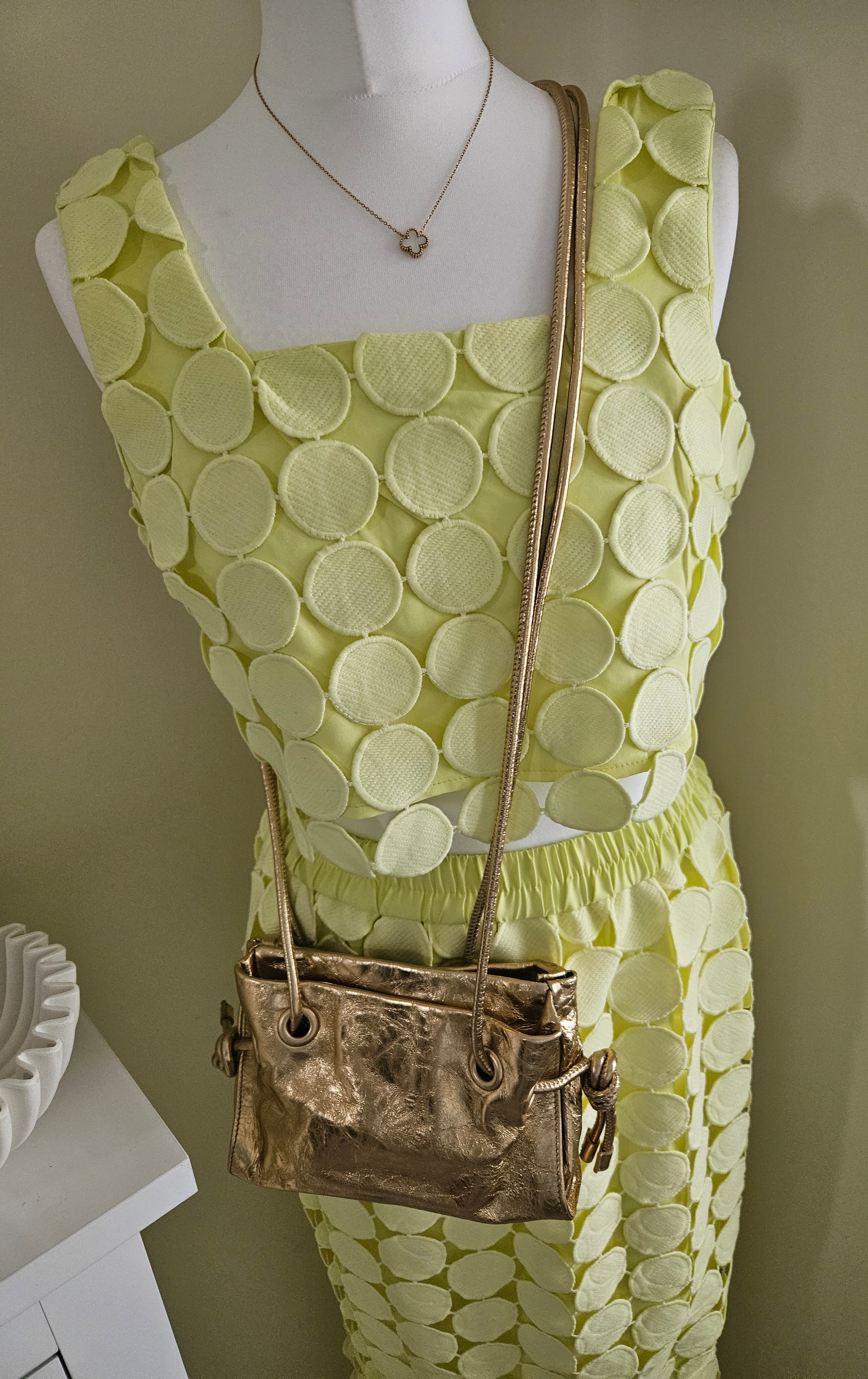 Amelia circle Co Ord - yellow