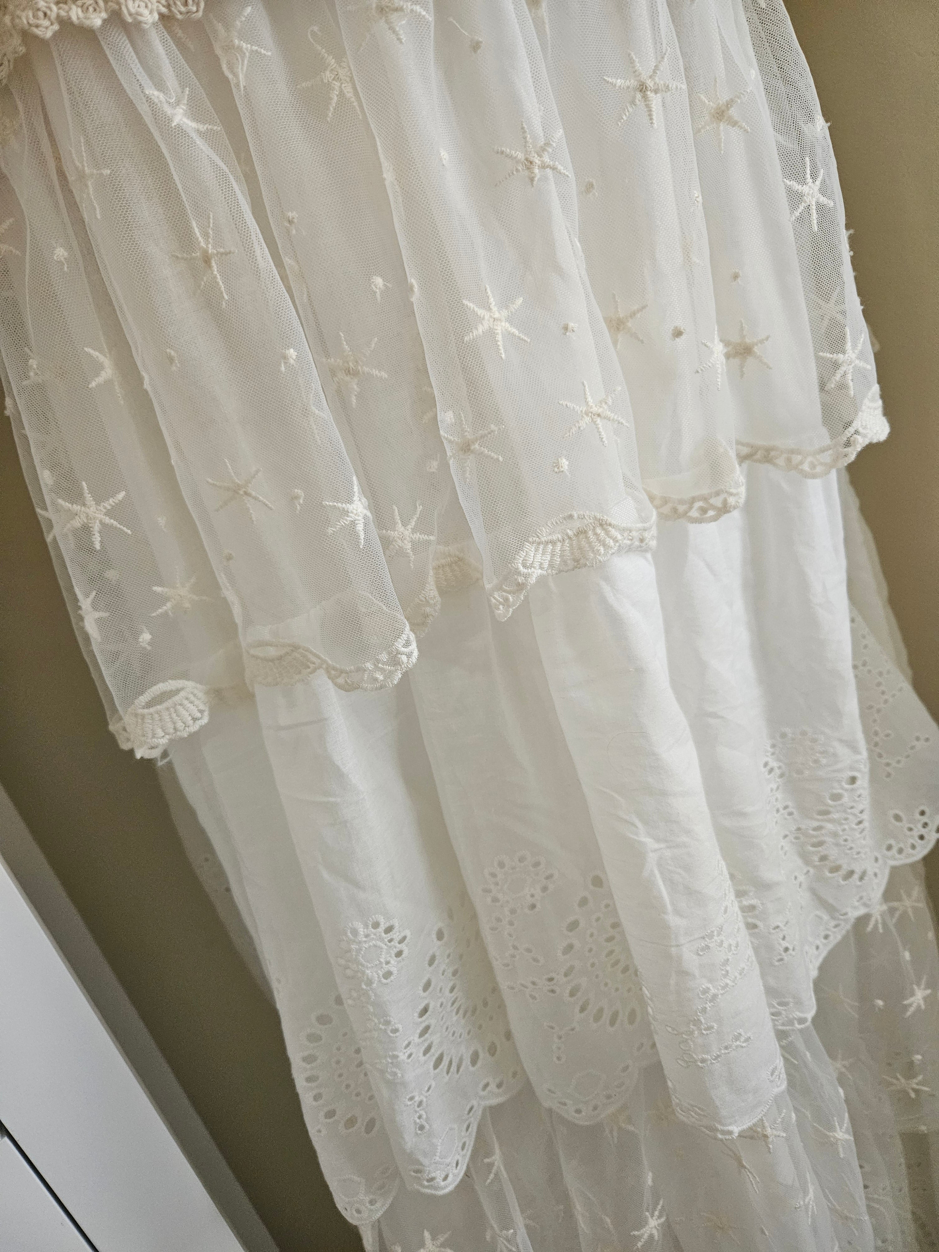 Freya crochet tiered dress