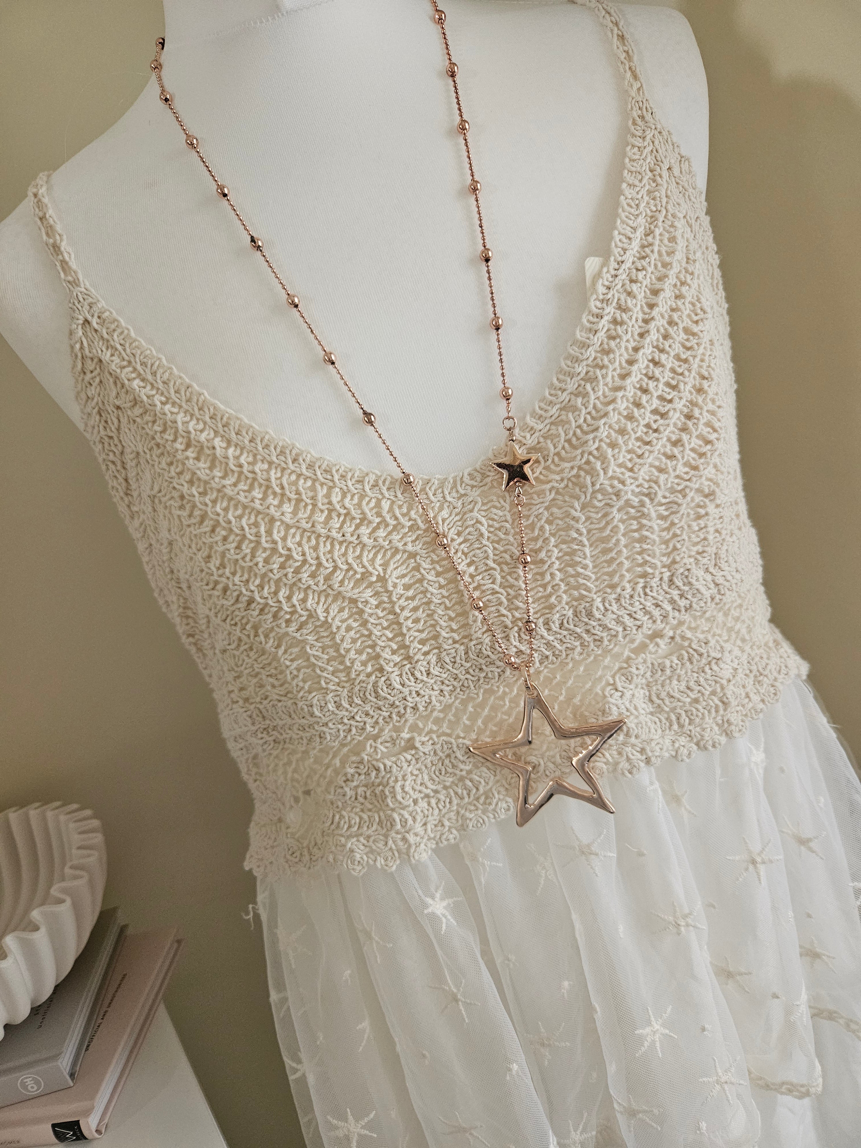 Freya crochet tiered dress