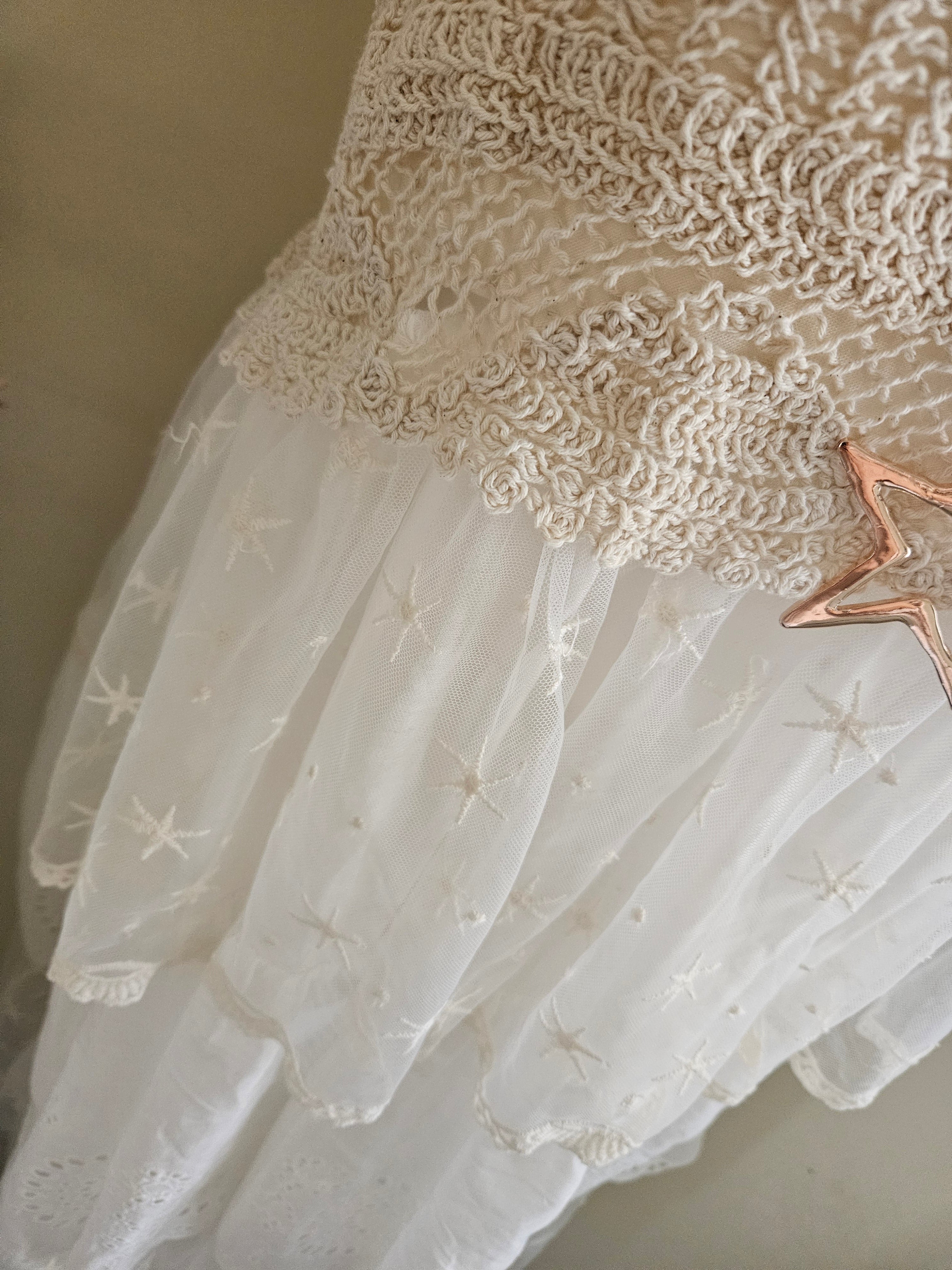 Freya crochet tiered dress