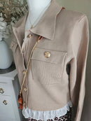 The Hampton tan cardigan/jacket