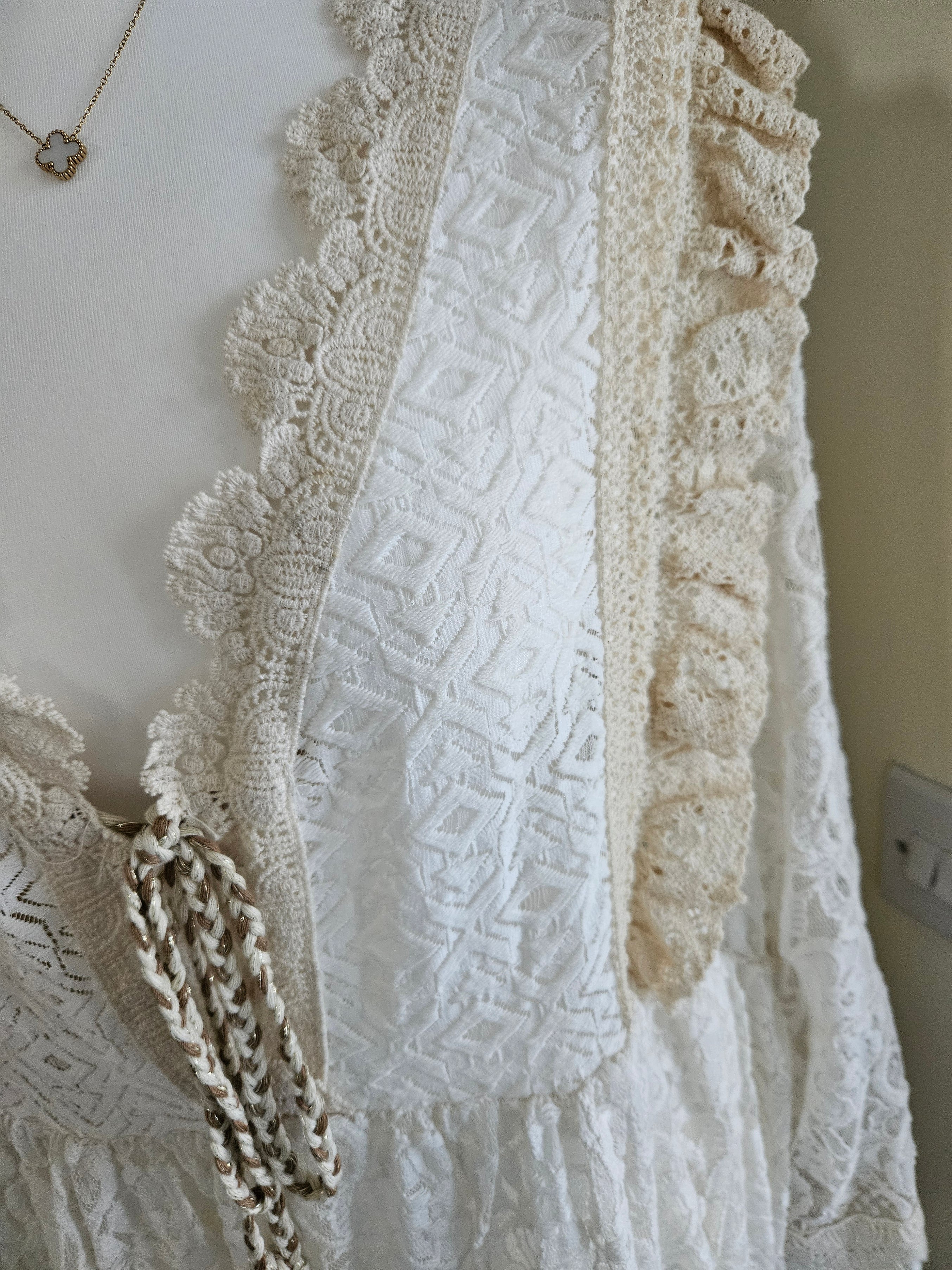 Bella crochet and lace dress