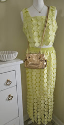 Amelia circle Co Ord - yellow