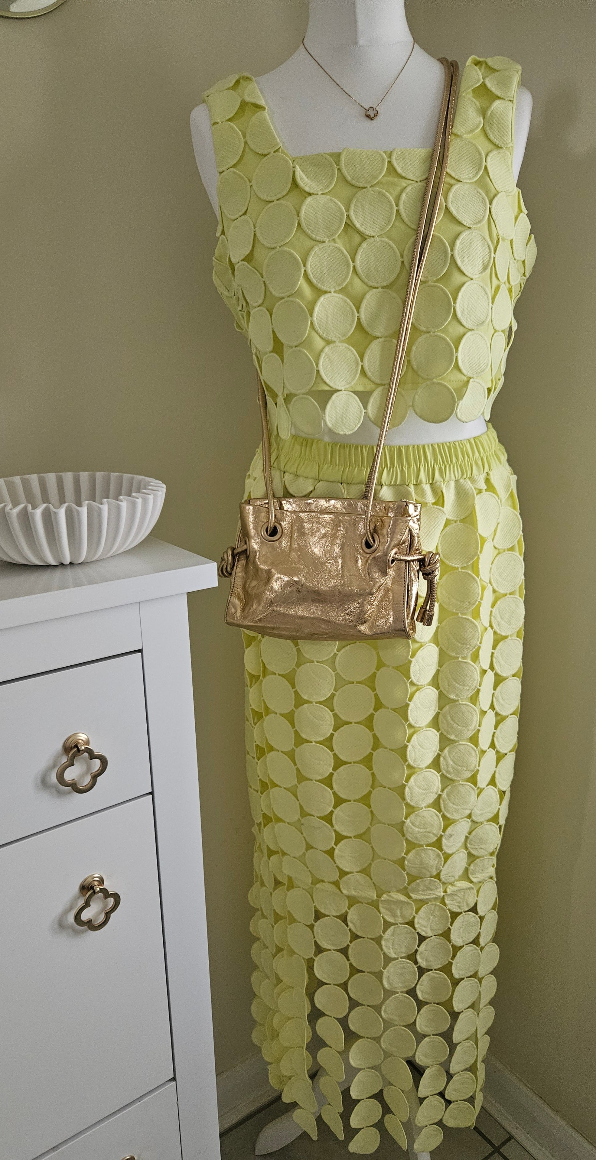 Amelia circle Co Ord - yellow