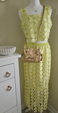 Amelia circle Co Ord - yellow