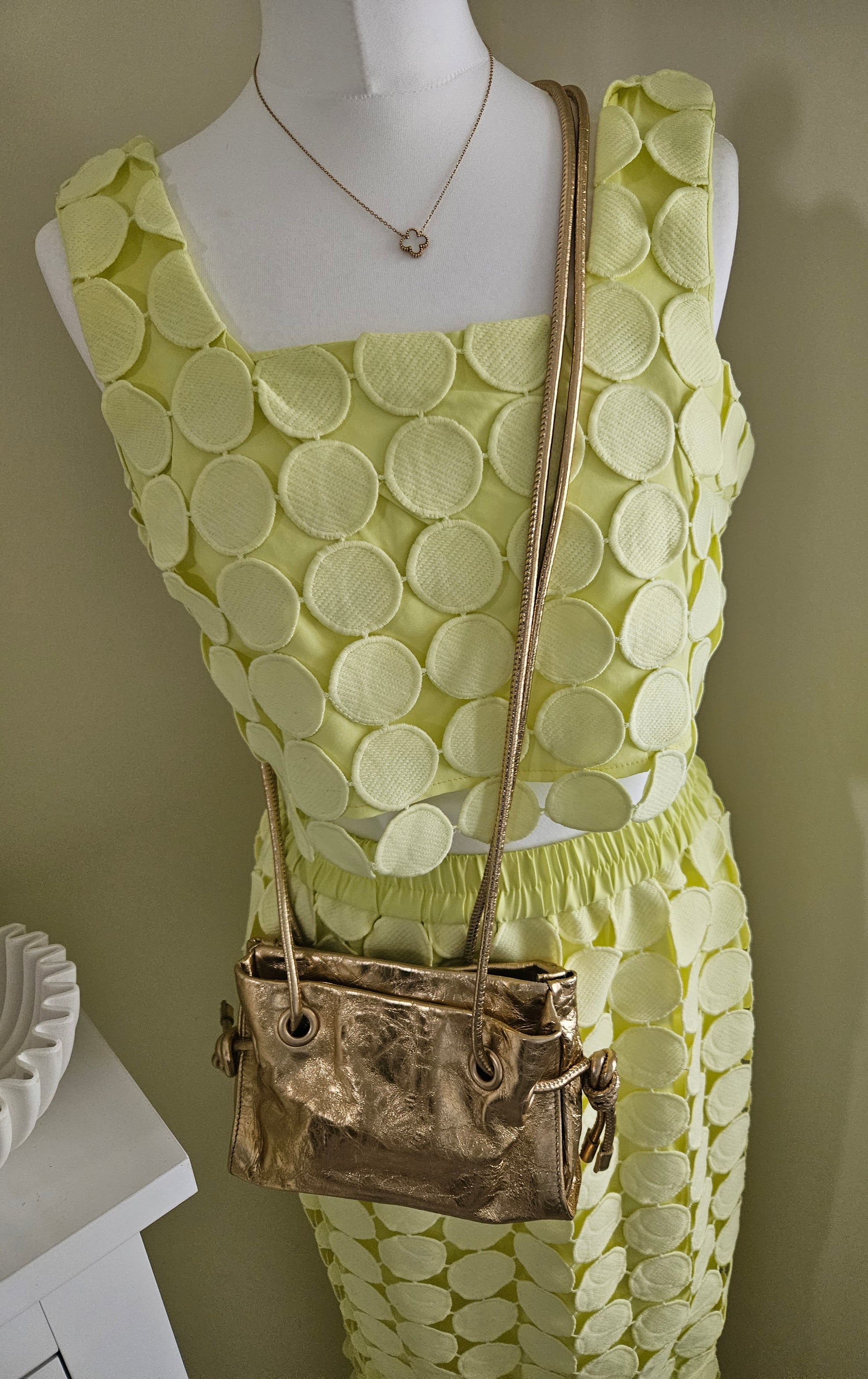 Amelia circle Co Ord - yellow