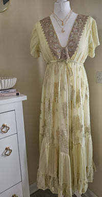 Medina dress - Yellow and gold
