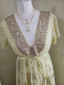 Medina dress - Yellow and gold