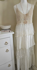Freya crochet tiered dress