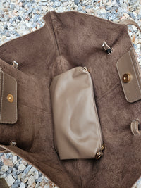 Demi tote bag - Taupe