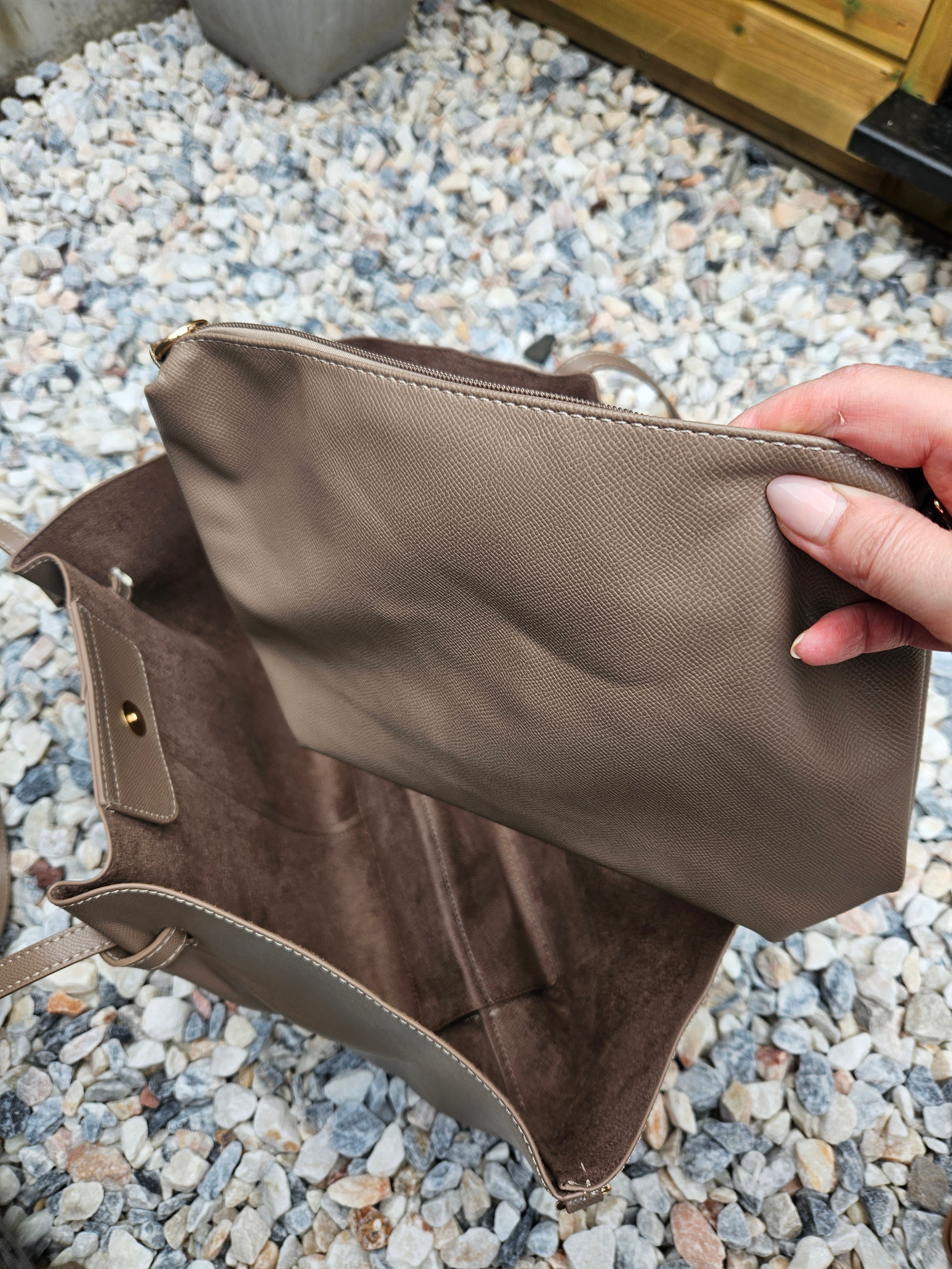 Demi tote bag - Taupe