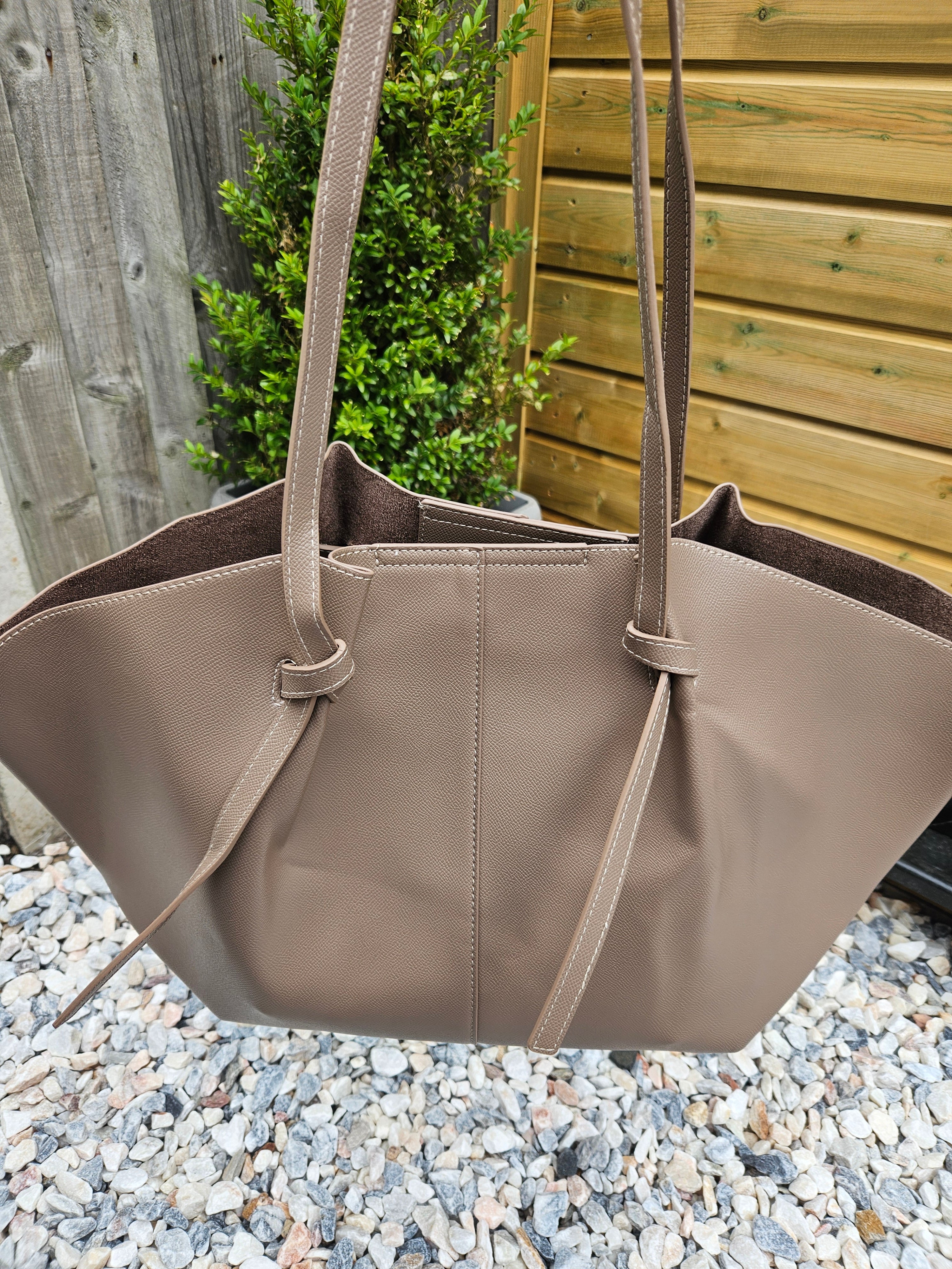 Demi tote bag - Taupe